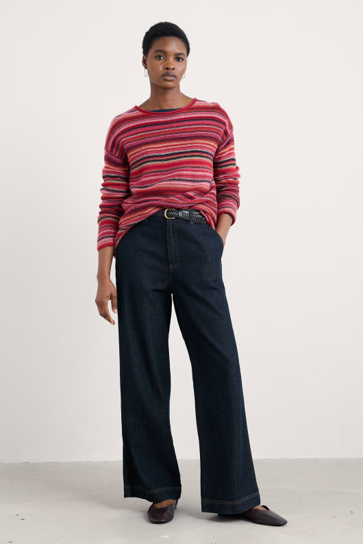 Seasalt Cornwall Fruity Striped Jumper