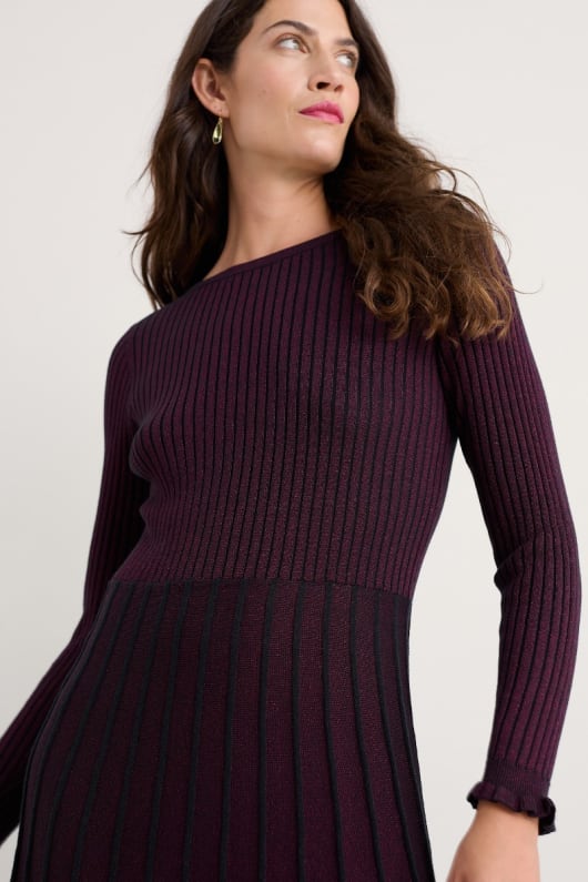 Seasalt Cornwall Glass Stem Sparkly Knitted Dress