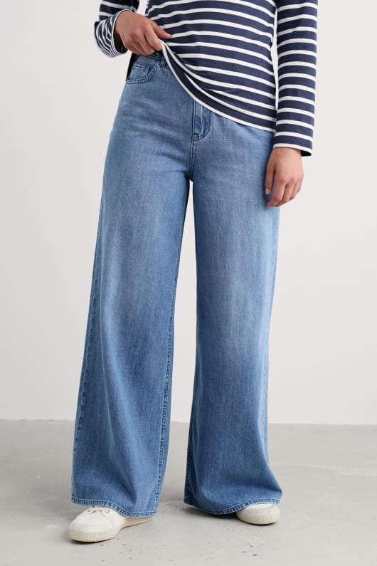 Seasalt Cornwall Godrevy Wide Leg Jean
