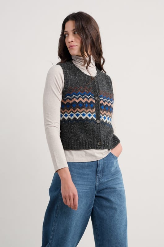 seasalt cornwall Golden Light Knitted Vest