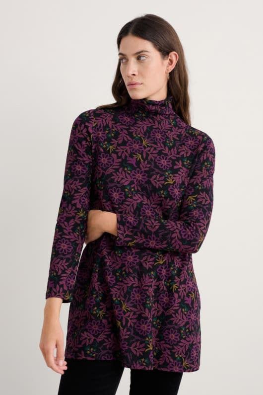 Seasalt Cornwall Grass Kelp A-line Tunic