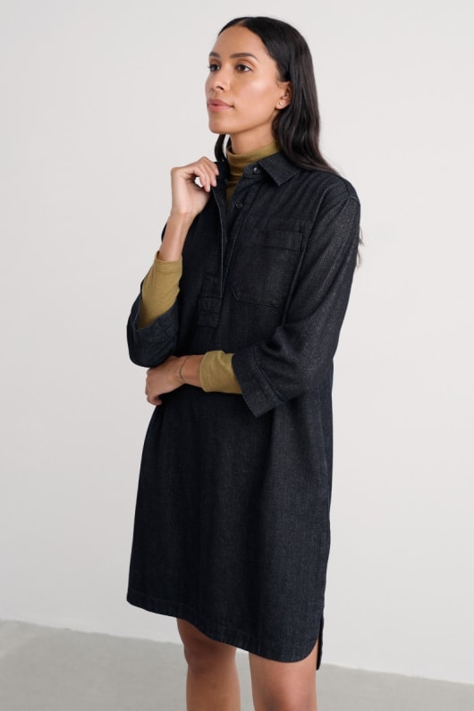 seasalt cornwall Guidebook Denim Shirt Dress