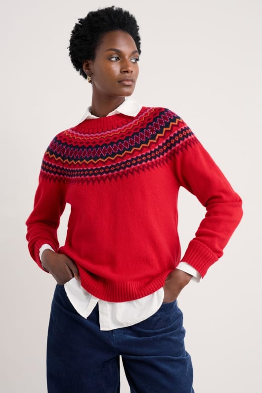 Seasalt Cornwall Gurnard's Head Fair Isle Jumper