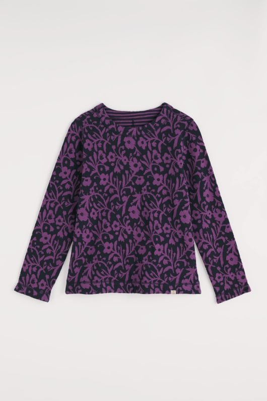 Seasalt Cornwall Gwennol Jacquard Jersey Top