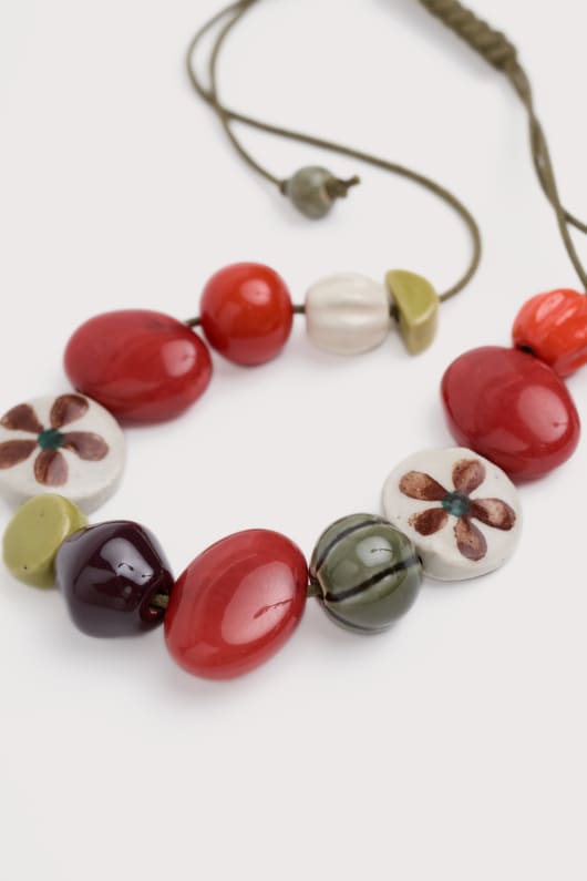 Seasalt Cornwall Herbage Beaded Necklace