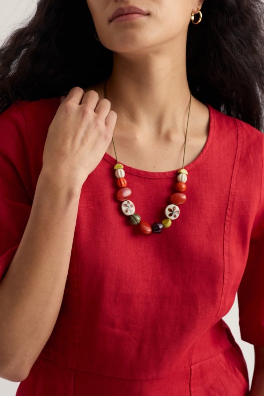 seasalt cornwall Herbage Beaded Necklace