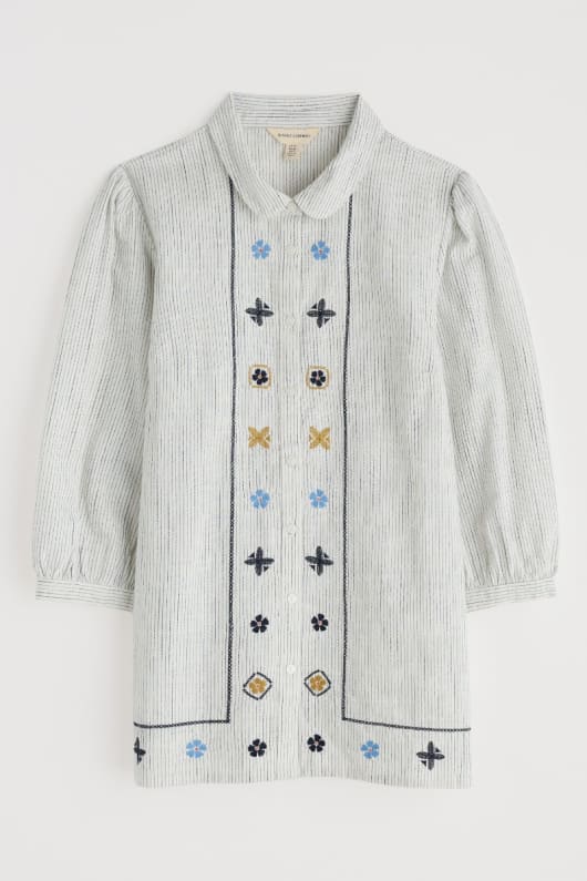 Seasalt Cornwall Hope Cottage Embroidered Blouse