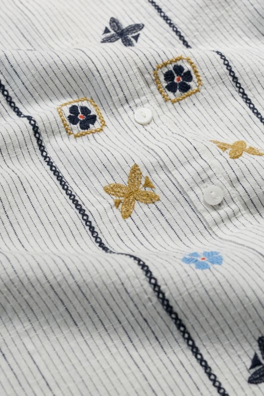 Seasalt Cornwall Hope Cottage Embroidered Blouse