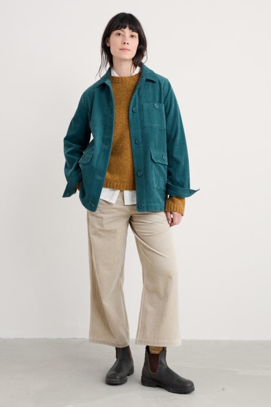 Seasalt Cornwall Hydrock Cord Worker Jacket