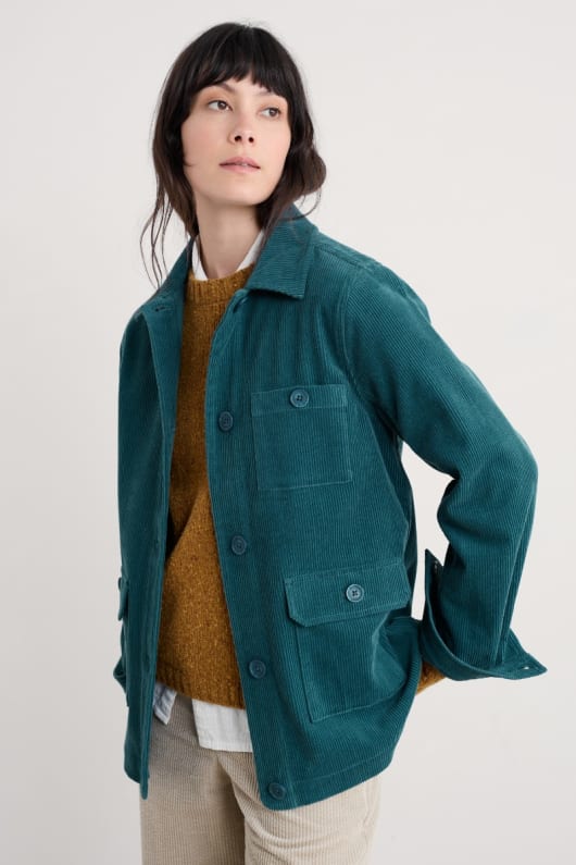 Seasalt Cornwall Hydrock Cord Worker Jacket