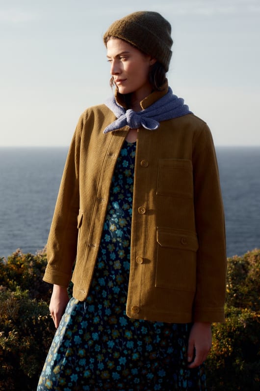 seasalt cornwall Hydrock Cord Worker Jacket