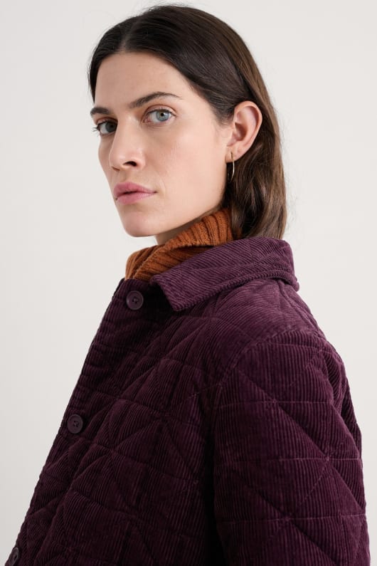 Seasalt Cornwall Incoming Tide Quilted Cord Jacket