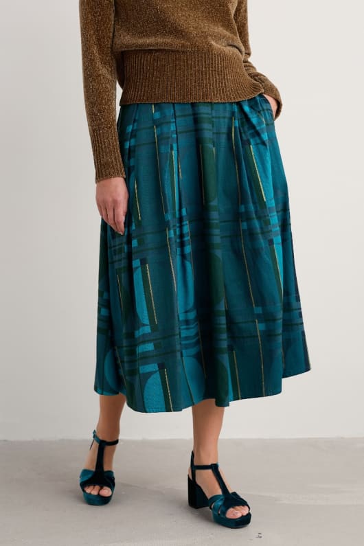Seasalt Cornwall Interweaving Jacquard Skirt