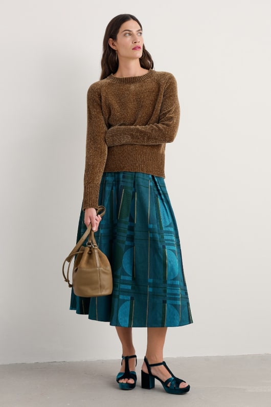 seasalt cornwall Interweaving Jacquard Skirt