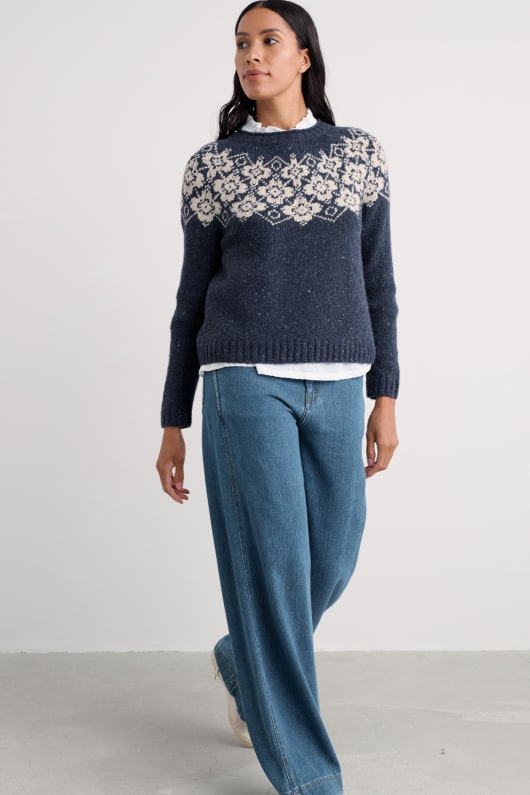Seasalt Cornwall Johanna Fair Isle Jumper