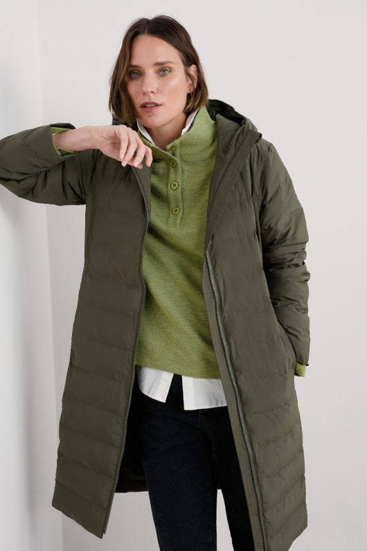seasalt cornwall Keser Waterproof Puffer Coat