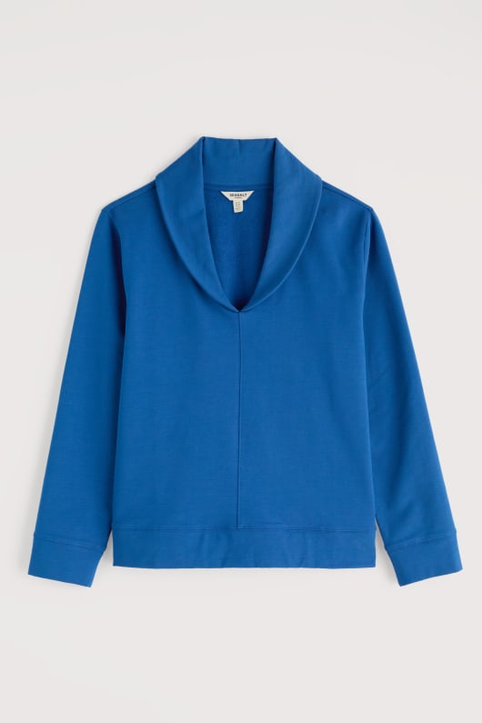 Seasalt Cornwall Knot Berry Shawl Neck Sweatshirt