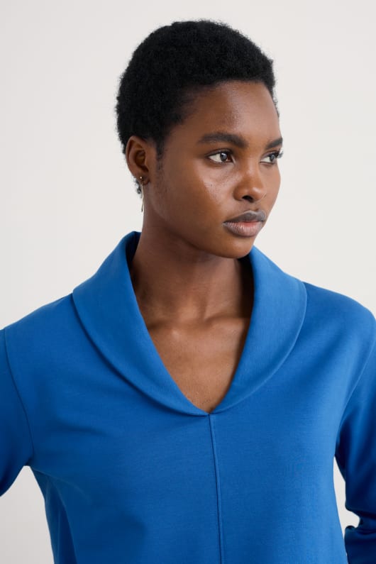 Seasalt Cornwall Knot Berry Shawl Neck Sweatshirt