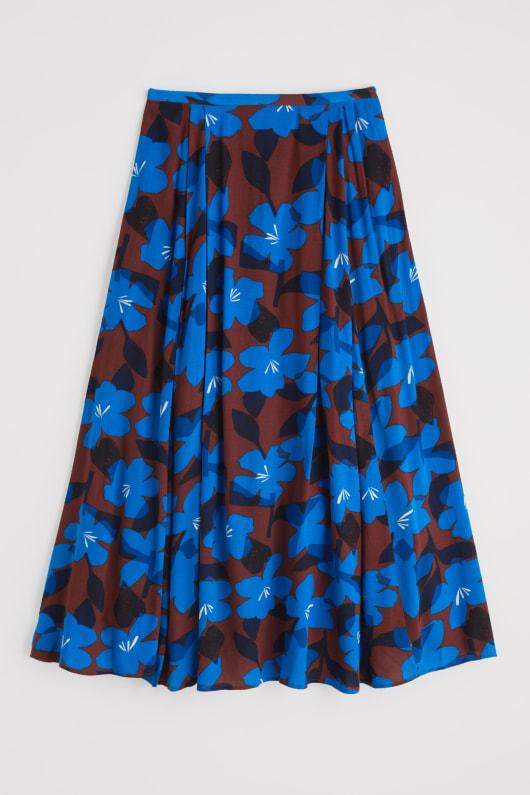 Seasalt Cornwall Lethlean Pleated Maxi Skirt
