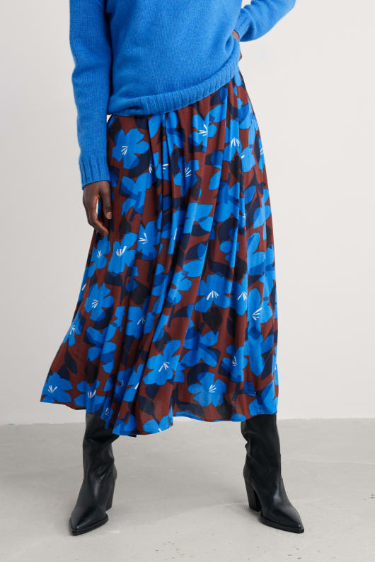 Seasalt Cornwall Lethlean Pleated Maxi Skirt