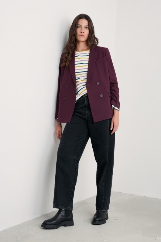 Seasalt Cornwall Lowena Wool-Blend Blazer