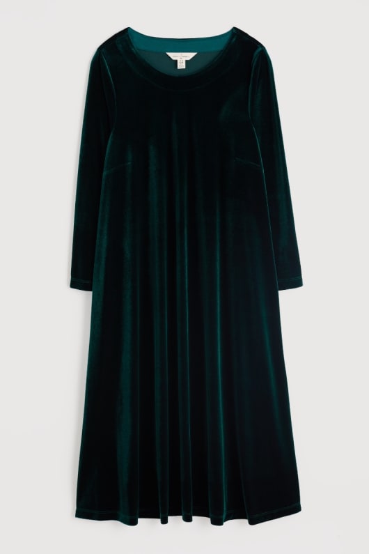 Seasalt Cornwall Mahonia Velvet Shift Dress