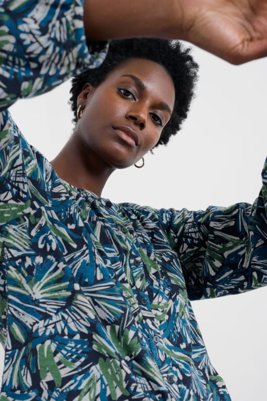 seasalt cornwall Mallow Button Through Jersey Top