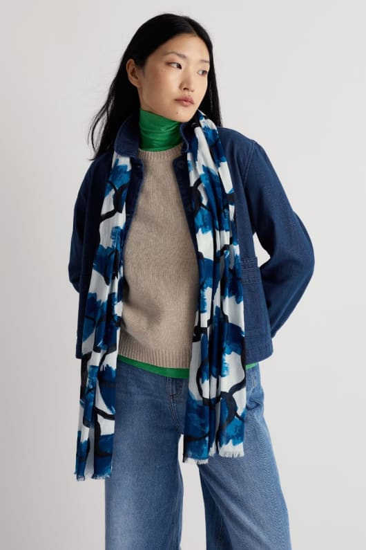 seasalt cornwall May Garland Printed Scarf