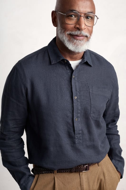 seasalt cornwall Men's Artist's Linen Shirt