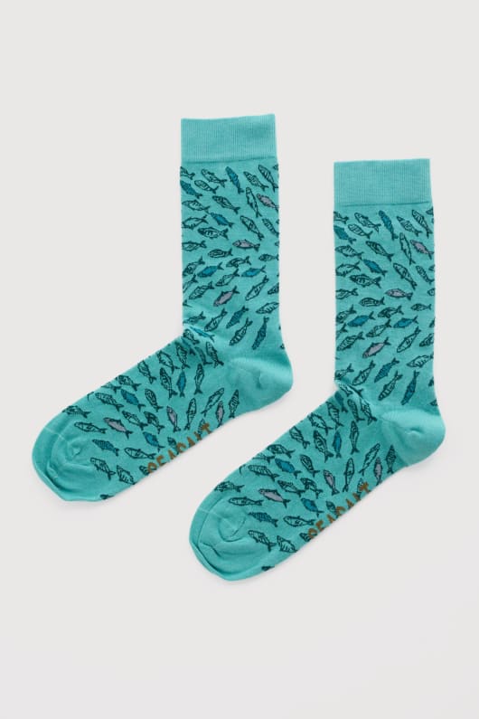 Seasalt Cornwall Men's Arty Organic Cotton Socks