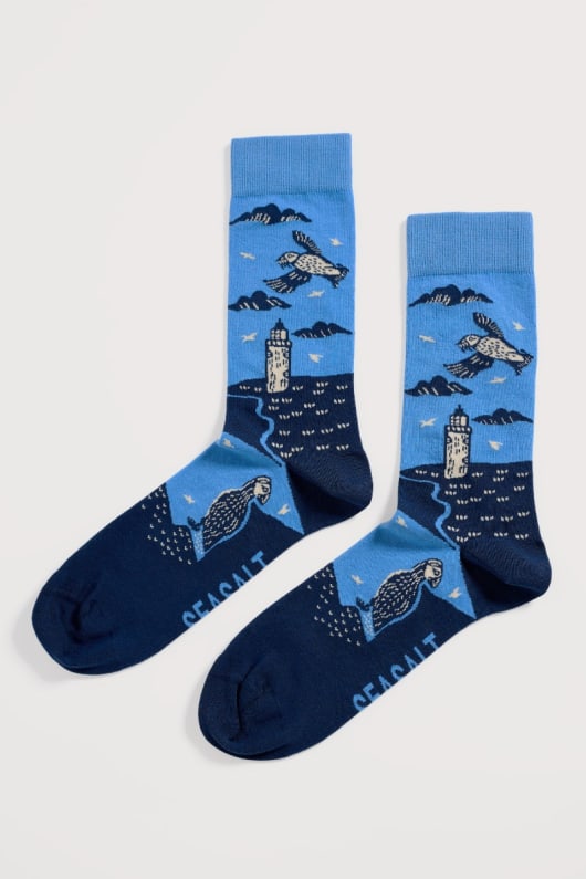 seasalt cornwall Men's Arty Organic Cotton Socks