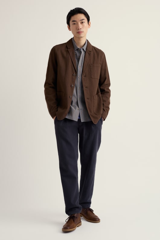 Seasalt Cornwall Men's Banyan Checked Cotton Shirt