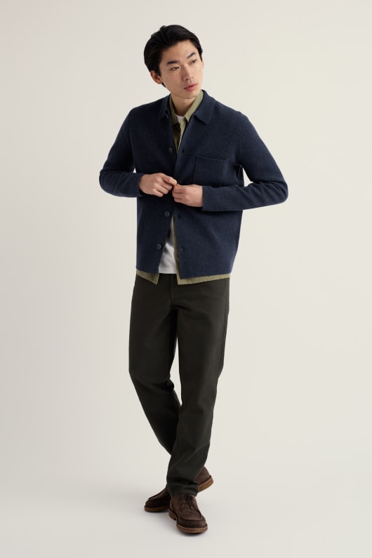 Seasalt Cornwall Men's Boconnoc Knitted Overshirt