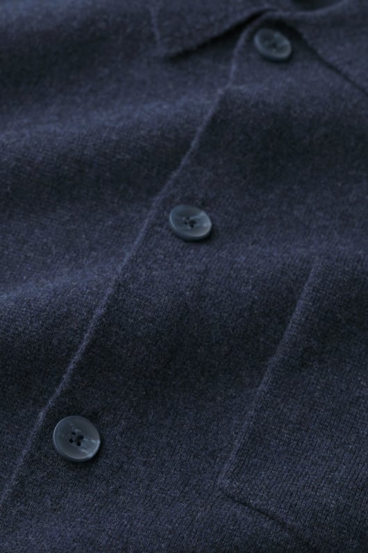 Seasalt Cornwall Men's Boconnoc Knitted Overshirt