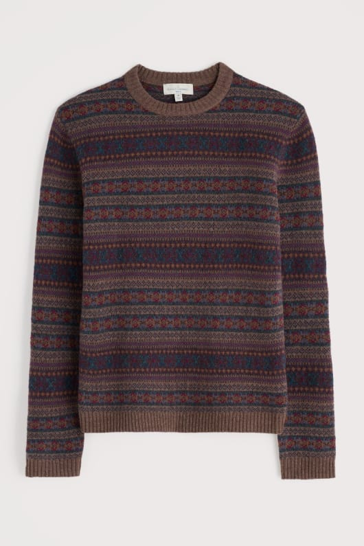 Seasalt Cornwall Men's Carracks Fair Isle Jumper