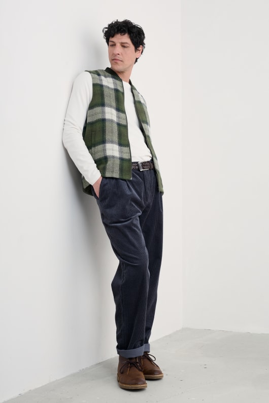 Seasalt Cornwall Men's Caulker Zip Up Waistcoat