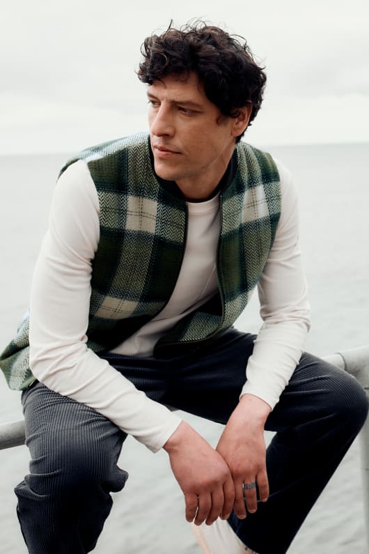 seasalt cornwall Men's Caulker Zip Up Waistcoat