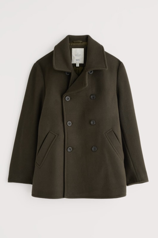 Seasalt Cornwall Men's Channel Wool Blend Coat