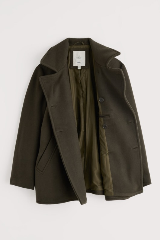 Seasalt Cornwall Men's Channel Wool Blend Coat