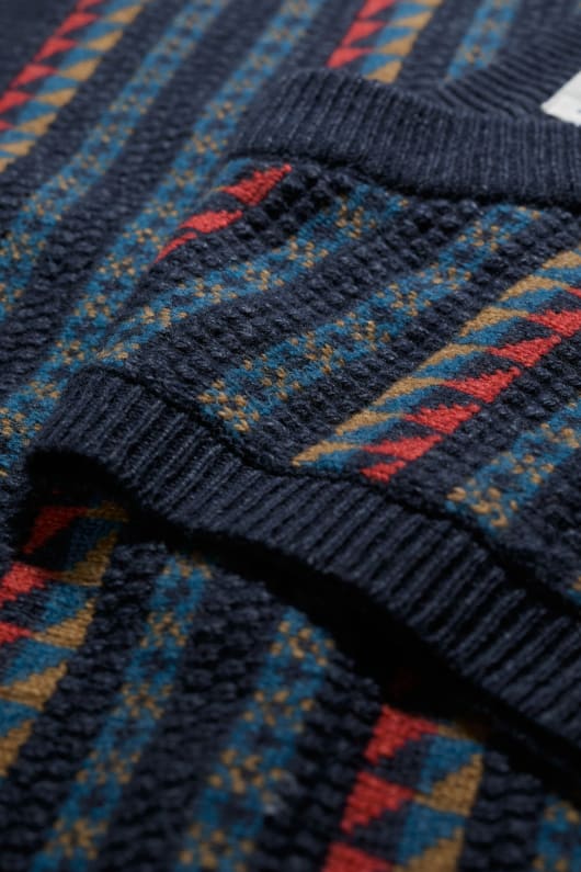 Seasalt Cornwall Men's Fair Isle Walt Vest