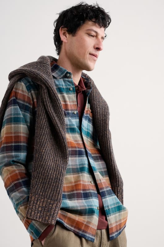 seasalt cornwall Men's Fathomer Checked Shirt