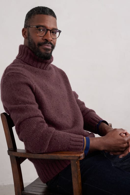 seasalt cornwall Men's Foresting Lambswool Jumper