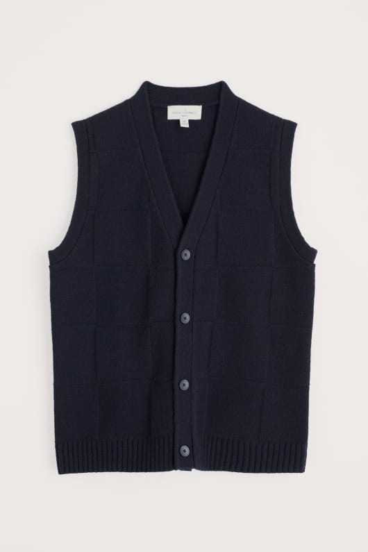 Seasalt Cornwall Men's Gwelva V-Neck Vest