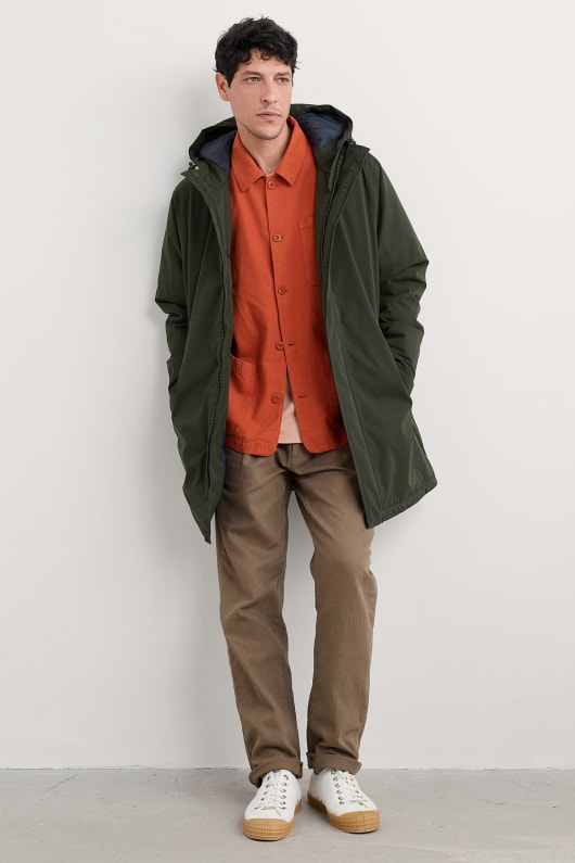 Seasalt Cornwall Men's Gybe Padded Waterproof Coat