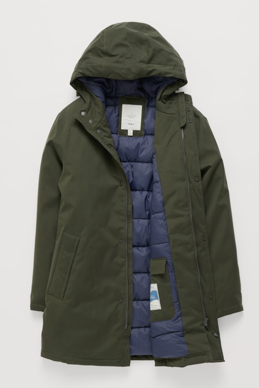 Seasalt Cornwall Men's Gybe Padded Waterproof Coat