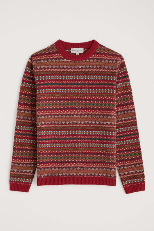 Seasalt Cornwall Men's Halyard Fair Isle Jumper
