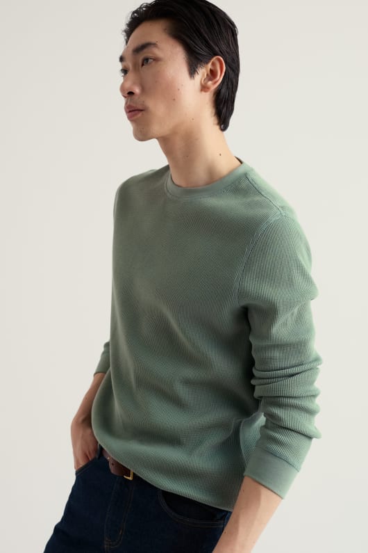 Seasalt Cornwall Men's Jackline Waffle Jersey Top