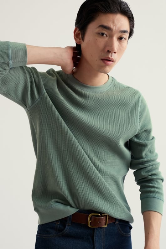 seasalt cornwall Men's Jackline Waffle Jersey Top