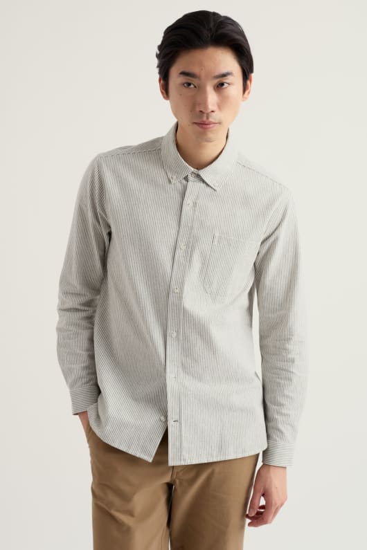 Seasalt Cornwall Men's Jenken Striped Oxford Shirt