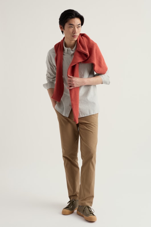 Seasalt Cornwall Men's Jenken Striped Oxford Shirt